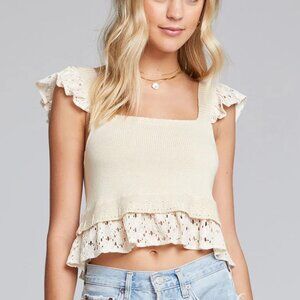 NWT Saltwater Luxe Sara Knit Tank L
